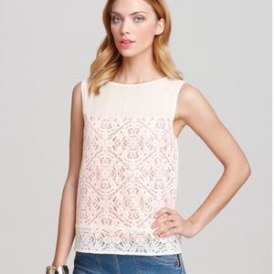 Marc by Marc Jacobs Muriel Lace Top Coral